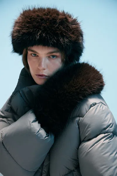 Weekday Faux Fur Mittens