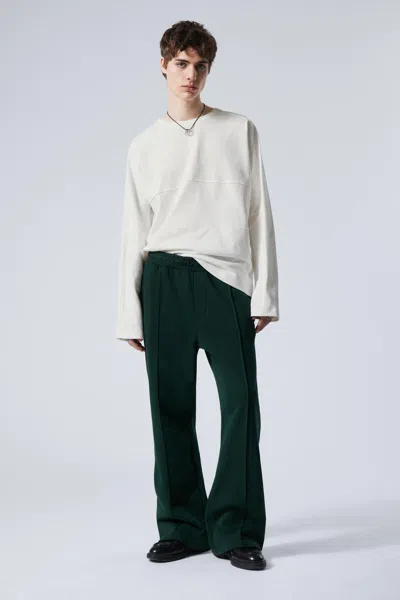 Weekday Flared Loose Fit Sweatpants In Black