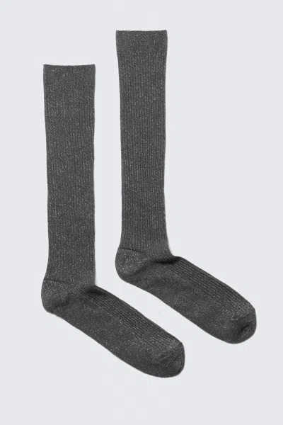 Weekday Glitter Mid-high Socks