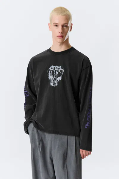 Weekday Great Boxy Graphic Long Sleeve T-shirt