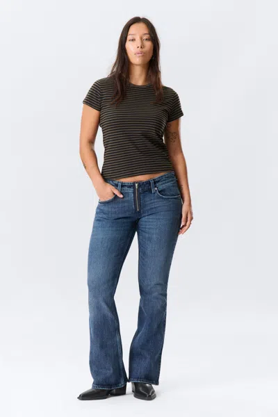 Weekday Hour Low Rise Skinny Bootcut Leg Jeans