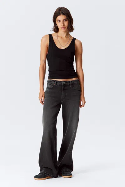 Weekday Imoo Low Rise Loose Wide Leg Jeans