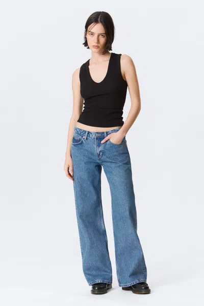 Weekday Imoo Low Rise Loose Wide Leg Jeans