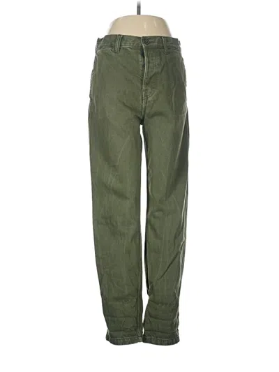 Pre-owned Weekday Jeans In Green