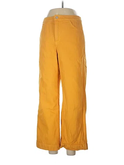 Pre-owned Weekday Jeans In Yellow