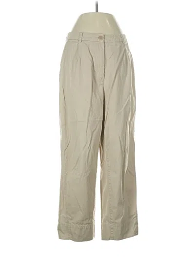 Pre-owned Weekday Khaki Pant In Brown