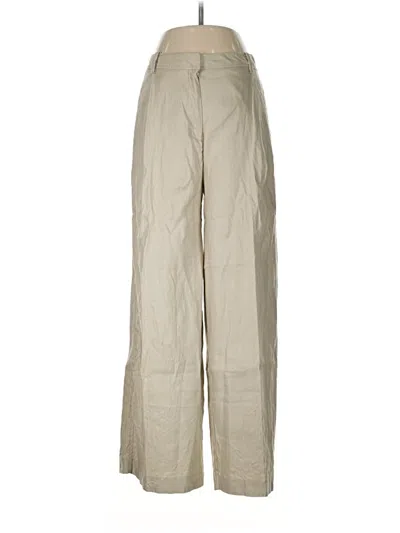 Pre-owned Weekday Khaki Pant In Tan