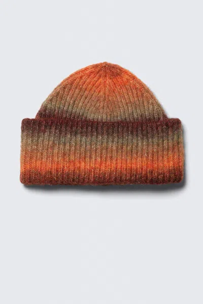 Weekday Knitted Fold-up Ribbed Beanie