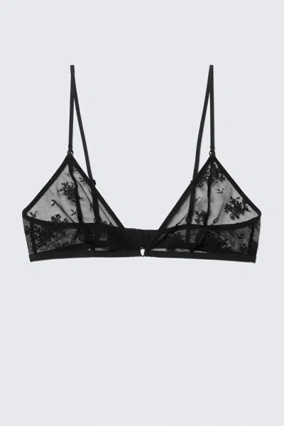 Weekday Lace Triangle Soft Bra