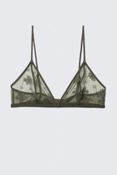 Weekday Lace Triangle Soft Bra