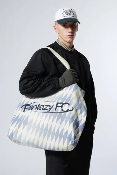 Weekday Large Merch Tote Bag In White