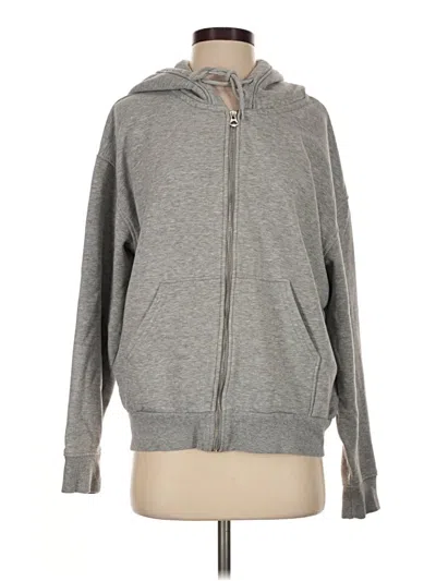 Pre-owned Weekday Long Sleeve T-shirt In Gray