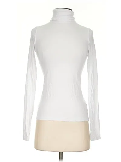 Pre-owned Weekday Long Sleeve Turtleneck In Ivory