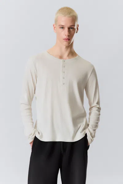 Weekday Long-sleeved Henley T-shirt