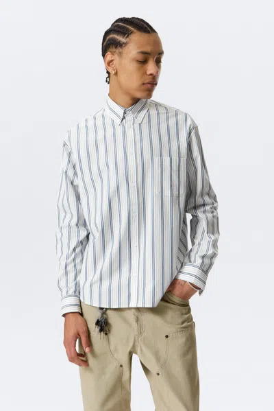 Weekday Loose Button-down Poplin Shirt
