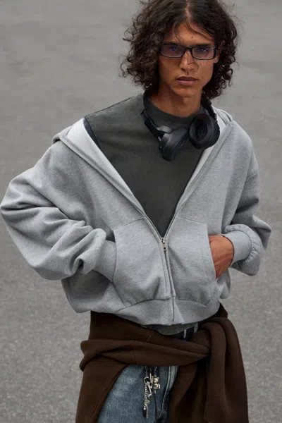 Weekday Loose Fit Zip Hoodie