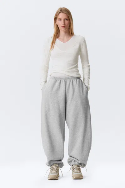 Weekday Loose Heavyweight Sweatpants In Gray