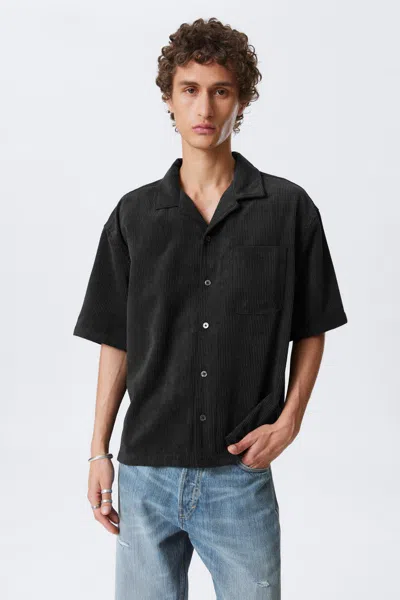 Weekday Loose Short-sleeved Corduroy Resort Shirt