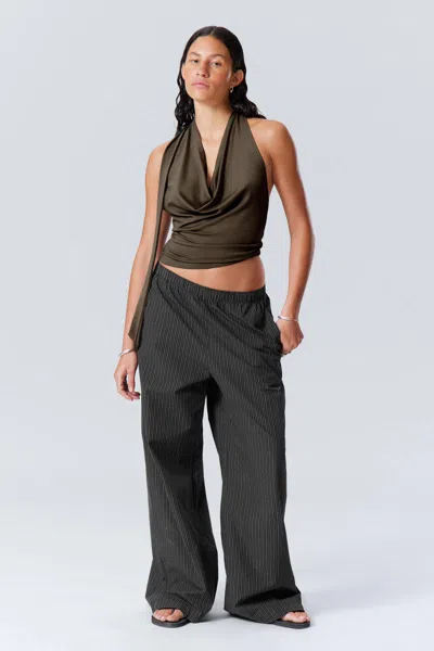 Weekday Low Loose Cotton Trousers