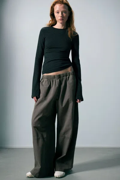 Weekday Low Rise Baggy Pull-on Trousers