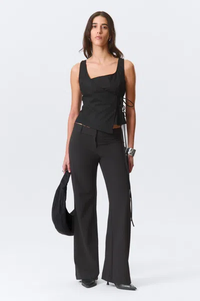 Weekday Low-rise Flared Suiting Trousers