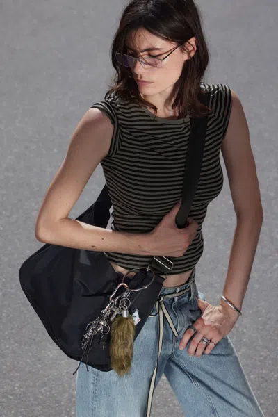 Weekday Medium Nylon Twill Shoulder Bag