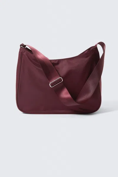 Weekday Medium Nylon Twill Shoulder Bag