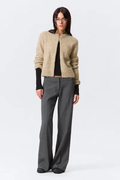 Weekday Mid Rise Flared Suiting Trousers