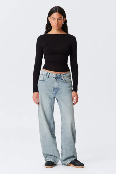 Weekday Missy Low Rise Loose Straight Leg Jeans
