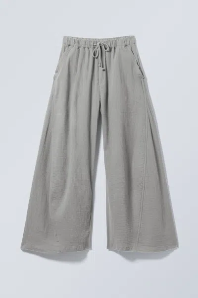 Weekday Motion Low Rise Cotton Trousers