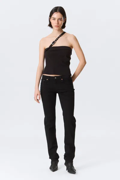 Weekday Neptune Low Rise Slim Straight Leg Jeans