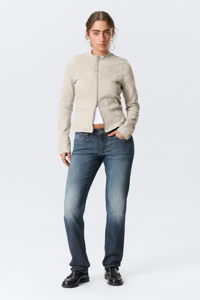 Weekday Neptune Low Rise Slim Straight Leg Jeans