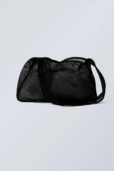 Weekday Net Shoulder Bag In Black