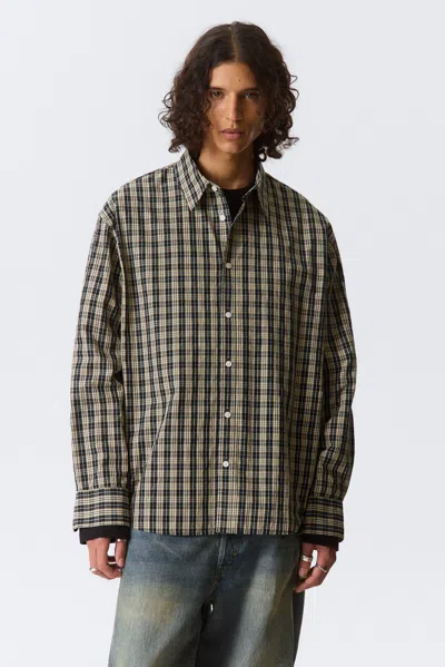 Weekday Oversized Checked Shirt