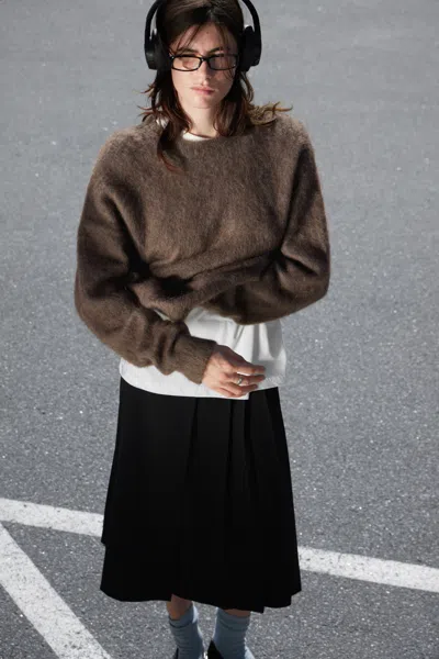 Weekday Oversized Knitted Mohair Blend Sweater