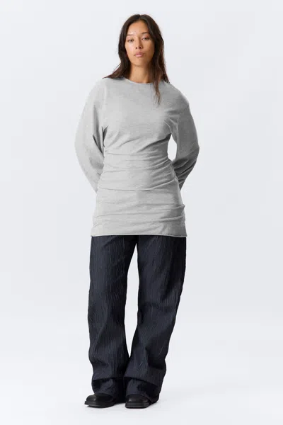 Weekday Oversized Long-sleeved Mini Dress