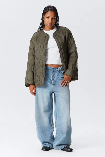 Weekday Oversized Quilted Liner Jacket