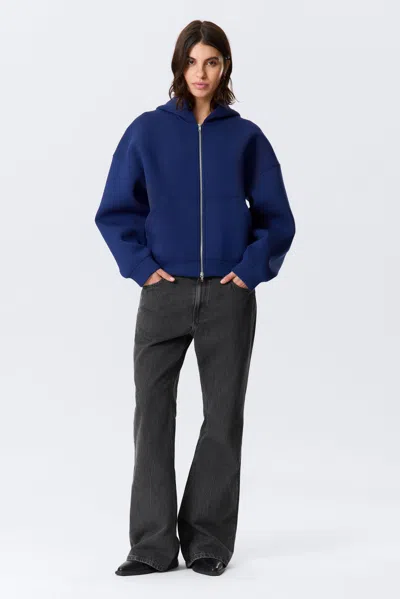 Weekday Oversized Scuba Zip-hoodie