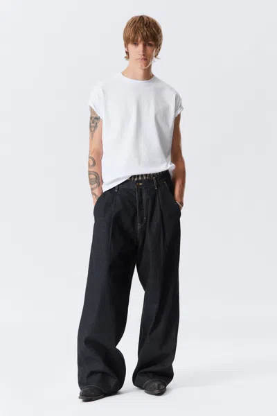 Weekday Pleated Loose Baggy Leg Jeans