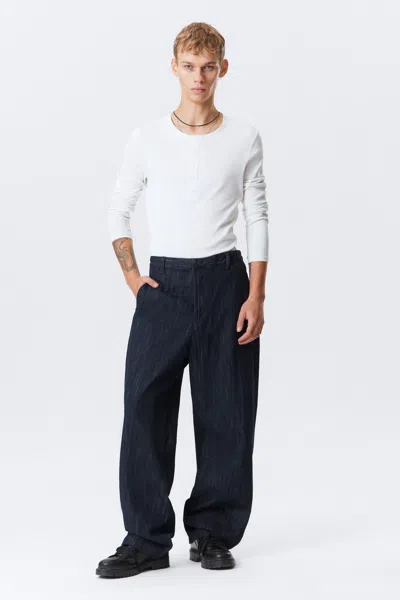 Weekday Relaxed Fit Denim Suiting Trousers