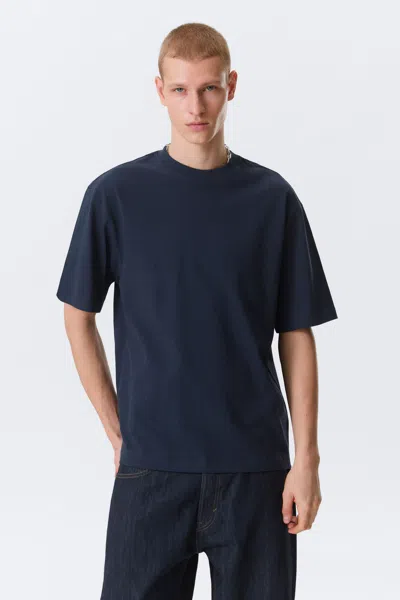 Weekday Relaxed T-shirt In Blue