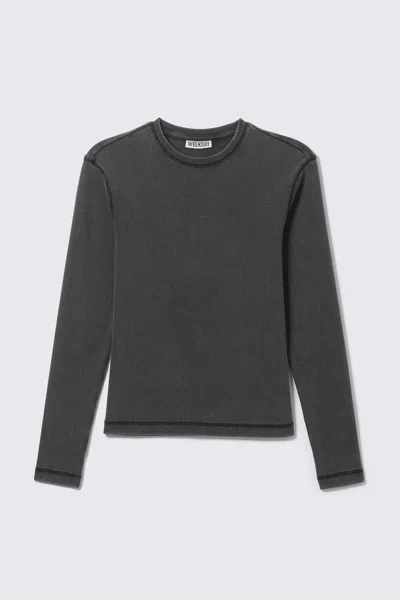 Weekday Ribbed Long-sleeved T-shirt