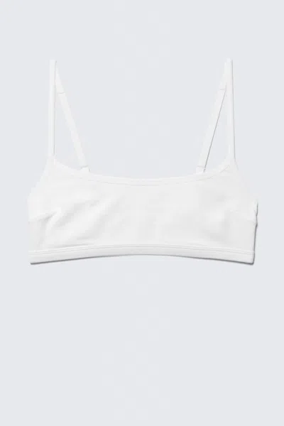 Weekday Scooped Soft Cotton Bra