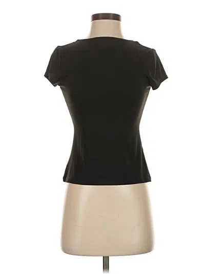 Pre-owned Weekday Short Sleeve Turtleneck In Black