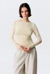 Weekday Slim Long-sleeved Open Back Top