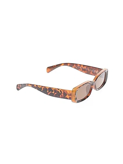 Pre-owned Weekday Sunglasses In Brown