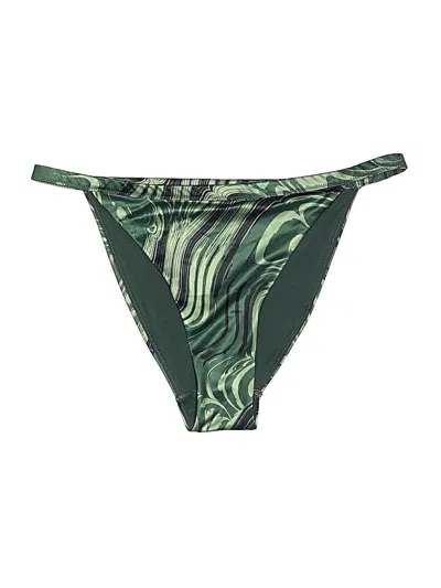 Pre-owned Weekday Swimsuit Bottoms In Green