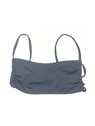 Pre-owned Weekday Swimsuit Top Gray Swimwear
