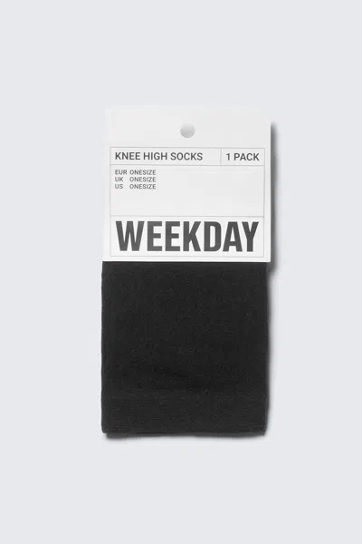 Weekday Swirly Lace Knee Socks