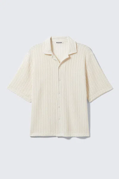 Weekday Textured Short-sleeved Resort Shirt